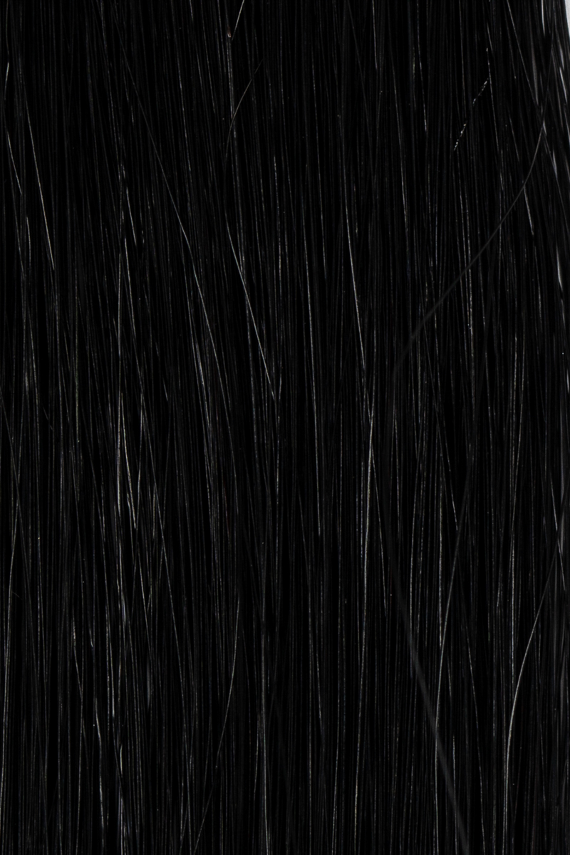 1 Jet Black hair colour — Macro