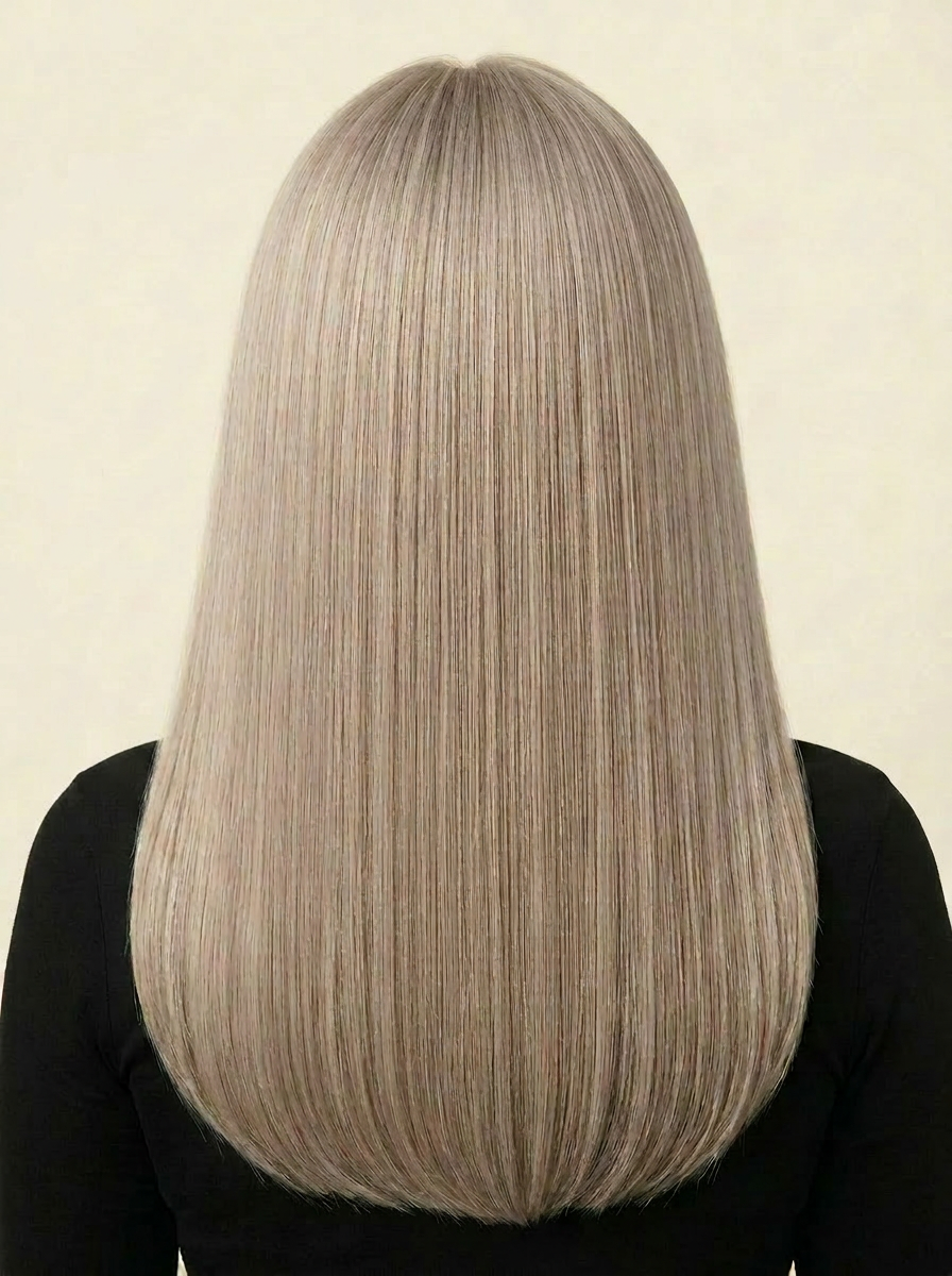 613ASH Ash Blonde hair colour — Rear view