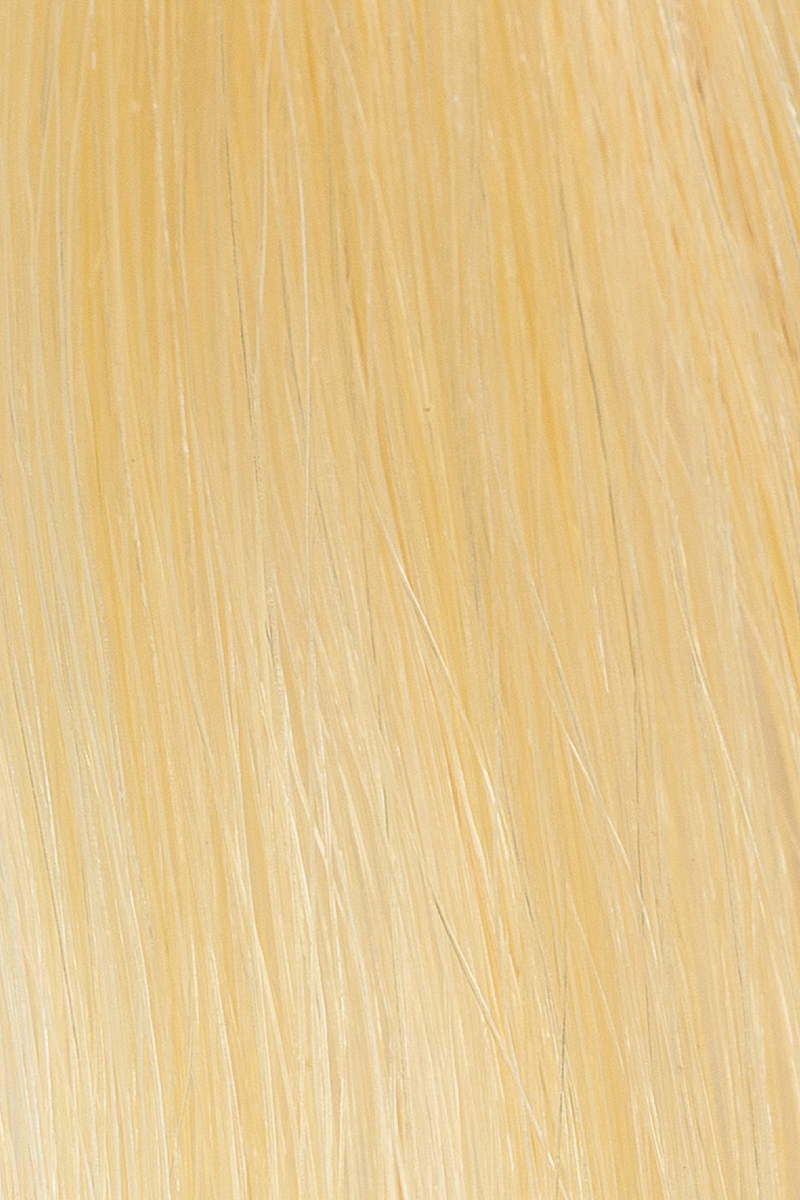 60 Light Golden Blonde hair colour — Macro