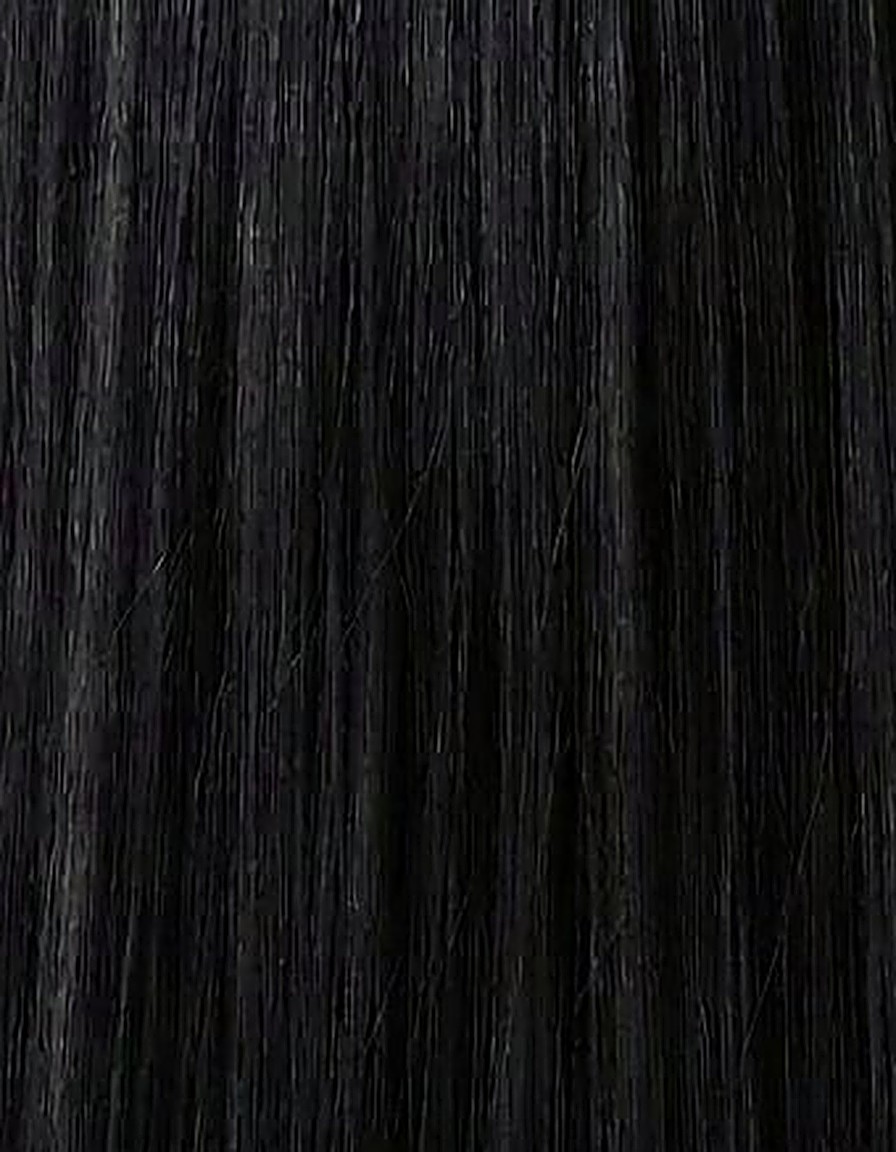 1 Jet Black hair colour — Macro