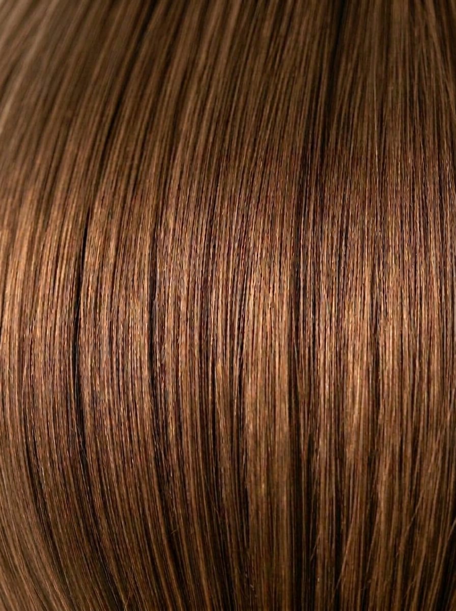 12 Golden Brown hair colour — Macro