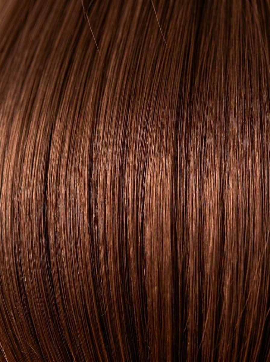 2 Dark Brown hair colour — Macro