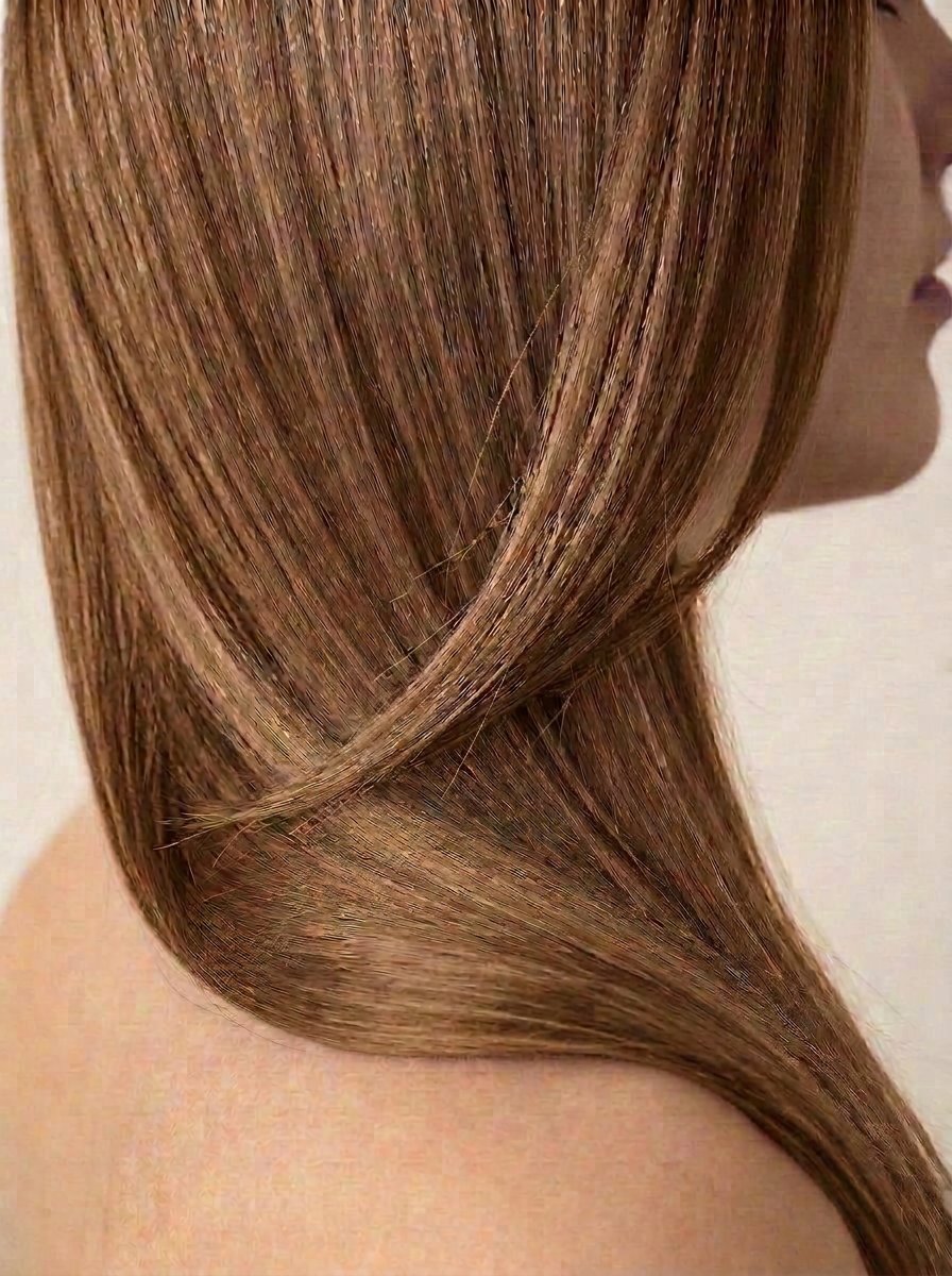 4 Dark Blonde hair colour — Side profile
