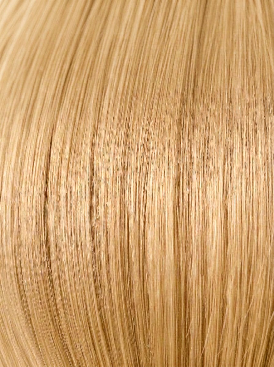 60 Light Golden Blonde hair colour — Macro
