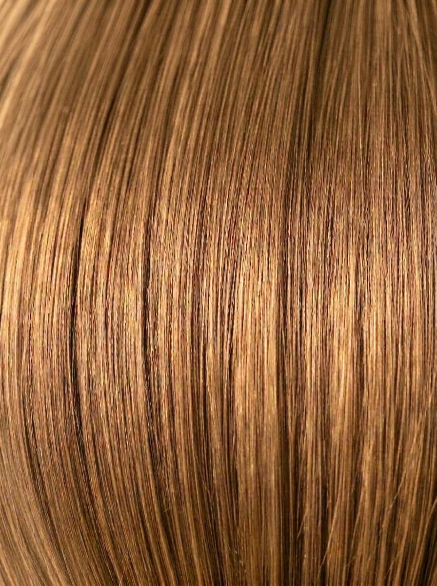 8 Medium Blonde hair colour — Macro